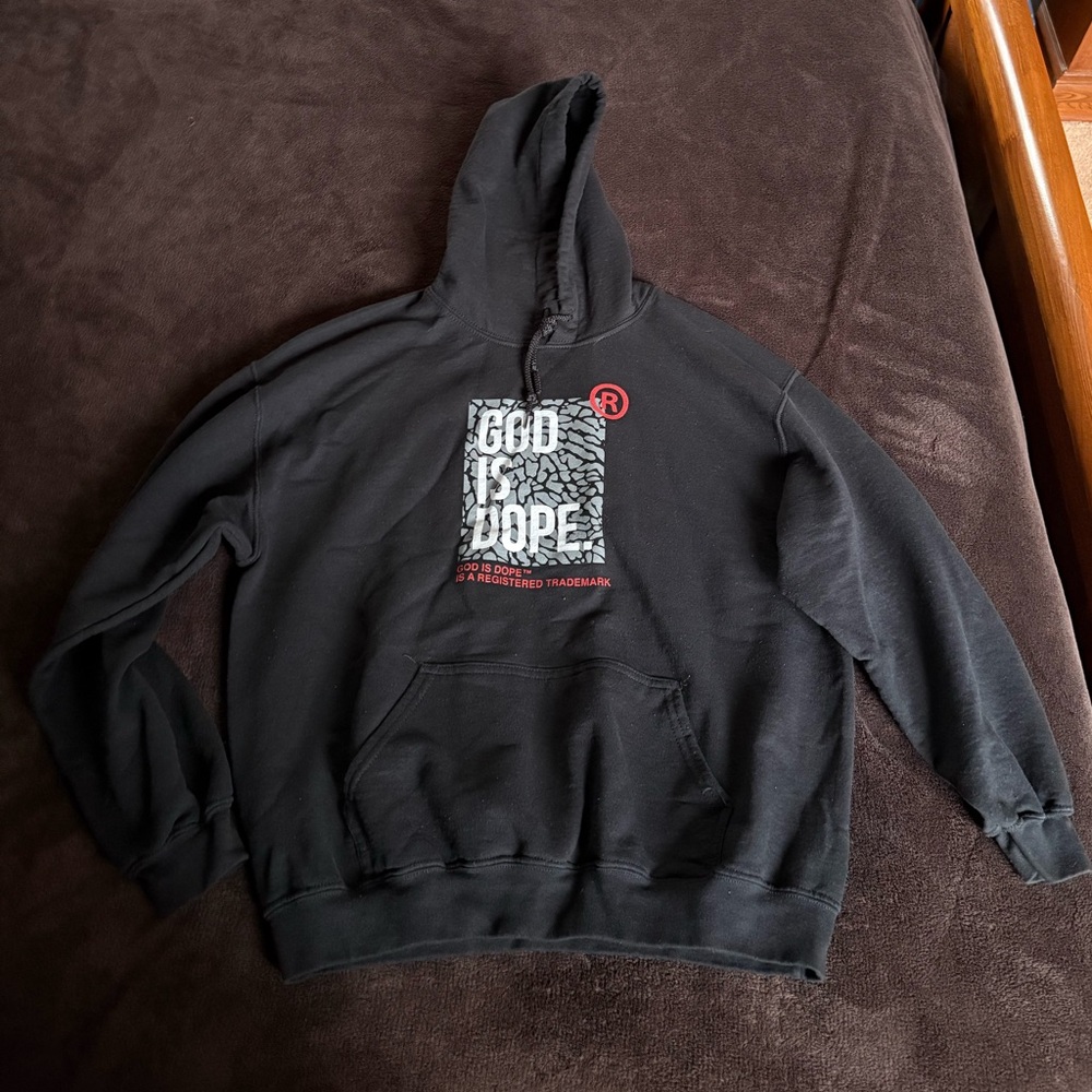 God Is Dope Black Hoodie
